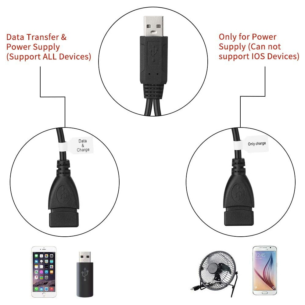 USB-2.0-Male-to-2-Dual-USB-Female-Jack-Adapter-Cable-for-Computer-/-Laptop,-Length:-About-30cm(Black)