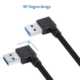 USB-3.0-Right-Angle-90-Degree-Extension-Cable-Male-to-Female-Adapter-Cord,-Length:-18cm