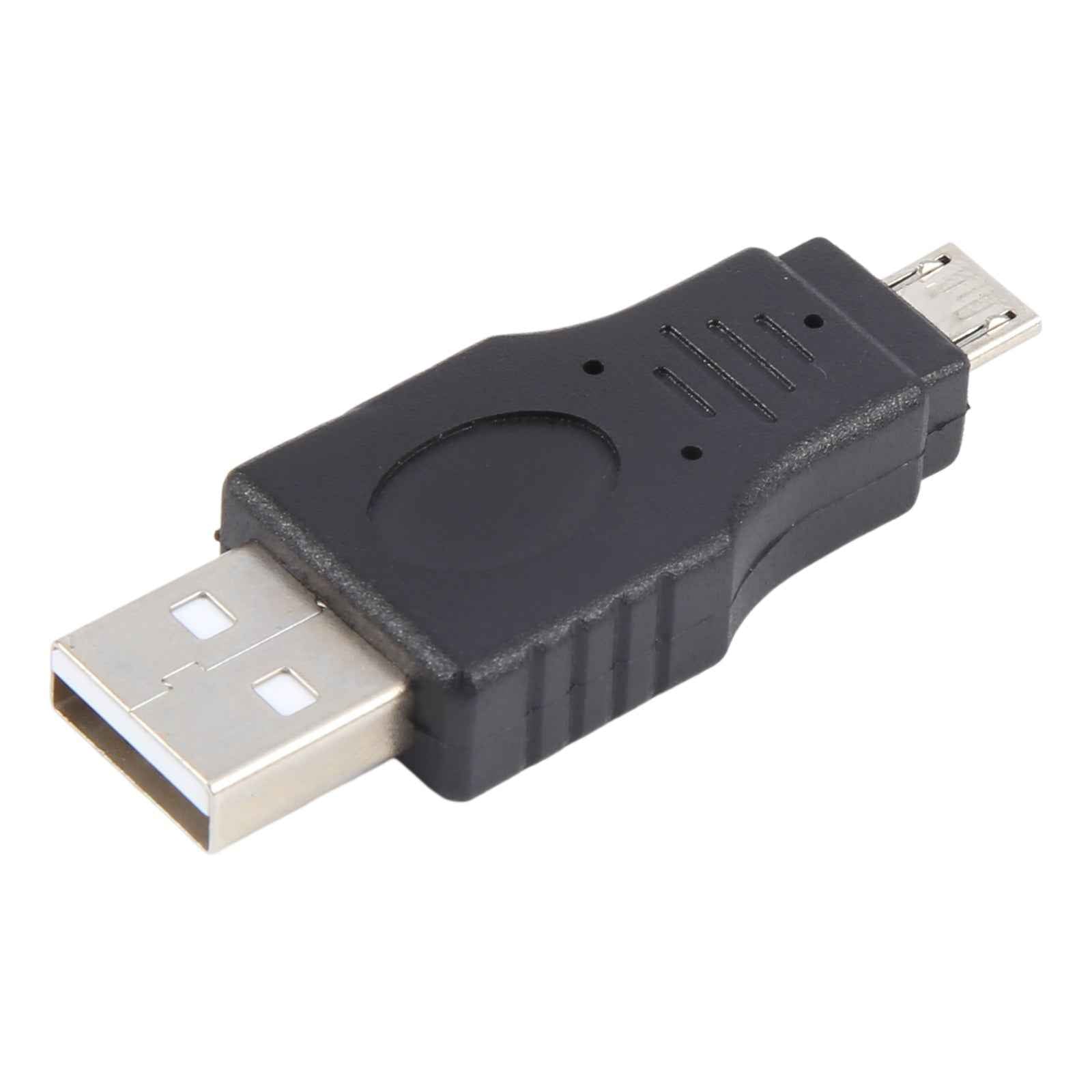 USB-A-Male-to-Micro-USB-5-Pin-Male-Adapter(Black)