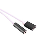 USB-C-/-Type-C-Male-to-3.5mm-Female-&-Type-C-Female-Audio-Adapter(Black)