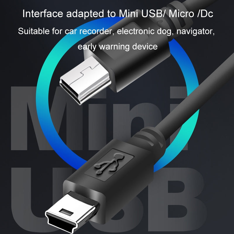 USB-Car-Charge-12V-To-5V-Navigation-Instrument-Reduction-Line(Android-Straight-Head)