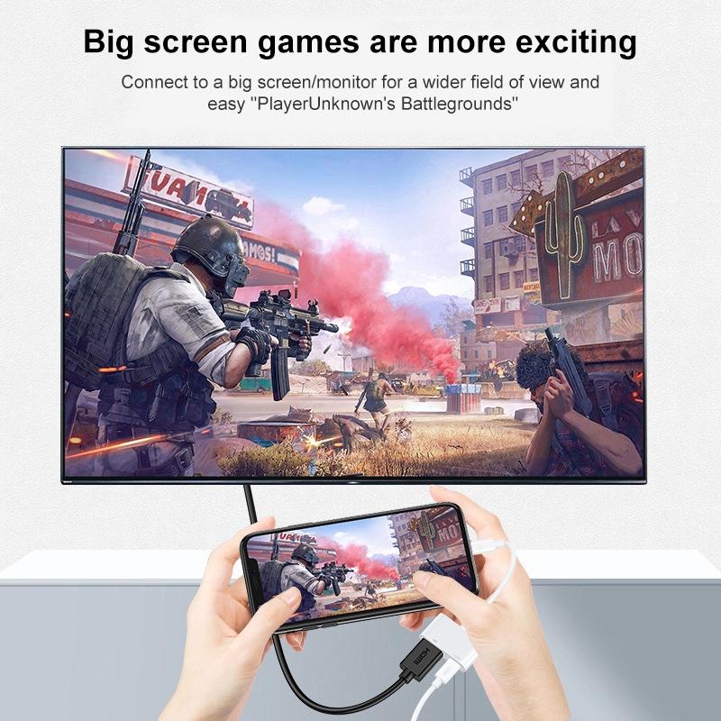 USB-C/Type-C-to-HDMI+USB-C/Type-C-4K/30HZ-Digital-AV-Adapter