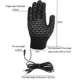USB-Heating-Electric-Warm-Gloves-Students-Internet-Writing-Game-Thickened-Full-Finger-Knitted-Heated-Gloves,-Size:-Uniform(Black)