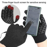 USB-Heating-Electric-Warm-Gloves-Students-Internet-Writing-Game-Thickened-Full-Finger-Knitted-Heated-Gloves,-Size:-Uniform(Black)