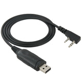 USB-Program-Cable-Data-Cable-for-Walkie-Talkies,-3.5mm-+-2.5mm-Plug-+-USB-2.0