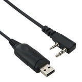 USB-Program-Cable-Data-Cable-for-Walkie-Talkies,-3.5mm-+-2.5mm-Plug-+-USB-2.0