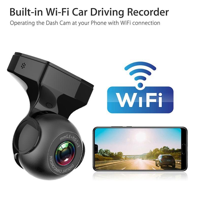 USB-WiFi-HD-Night-Vision-Hidden-Car-Driving-Recorder(Black)