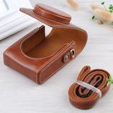 Vertical-Flip-Full-Body-Camera-PU-Leather-Case-Bag-with-Strap-for-Ricoh-GR-III-/-GRII,-Sony-ZV-1-/-DSC-RX100M7-/-RX100M6-/-RX100M5-/-RX100M2-(Brown)
