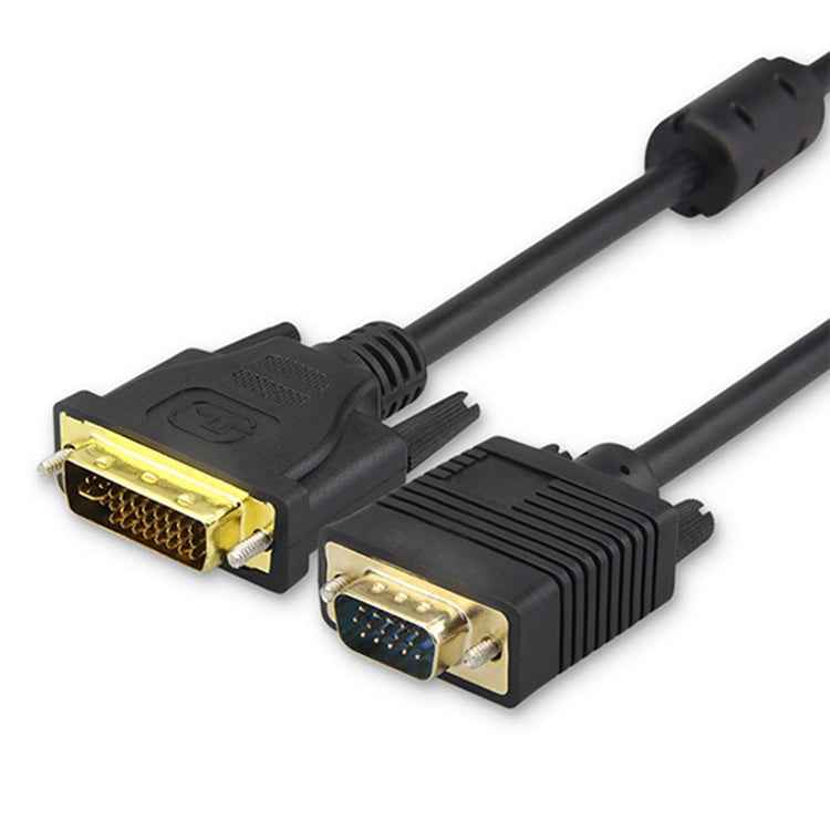 VGA-15Pin-Male-to-DVI-24+5-Pin-Male-Cable-1.5M(Black)
