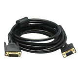 VGA-15Pin-Male-to-DVI-24+5-Pin-Male-Cable-1.5M(Black)