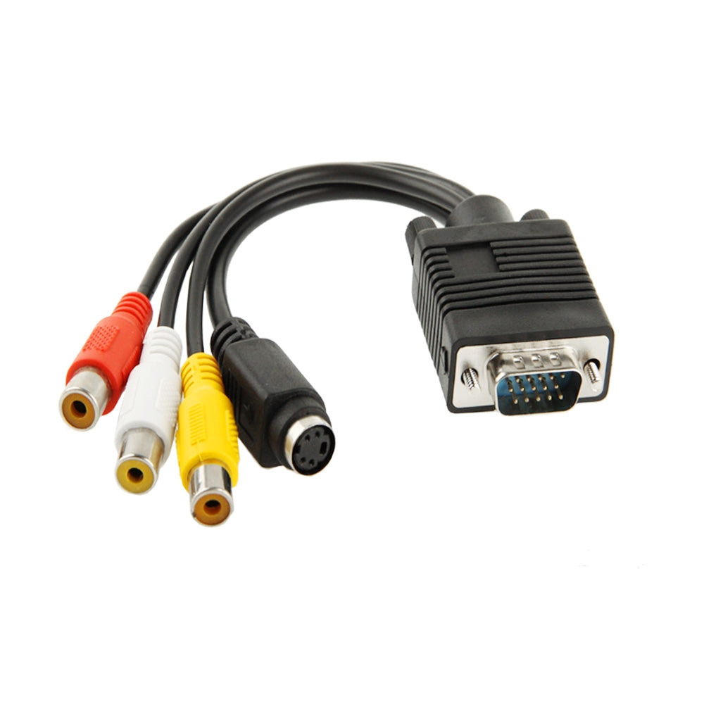 VGA-to-S-Video-AV-RCA-TV-Converter-Cable-Adapter-with-2-Audio-Cable