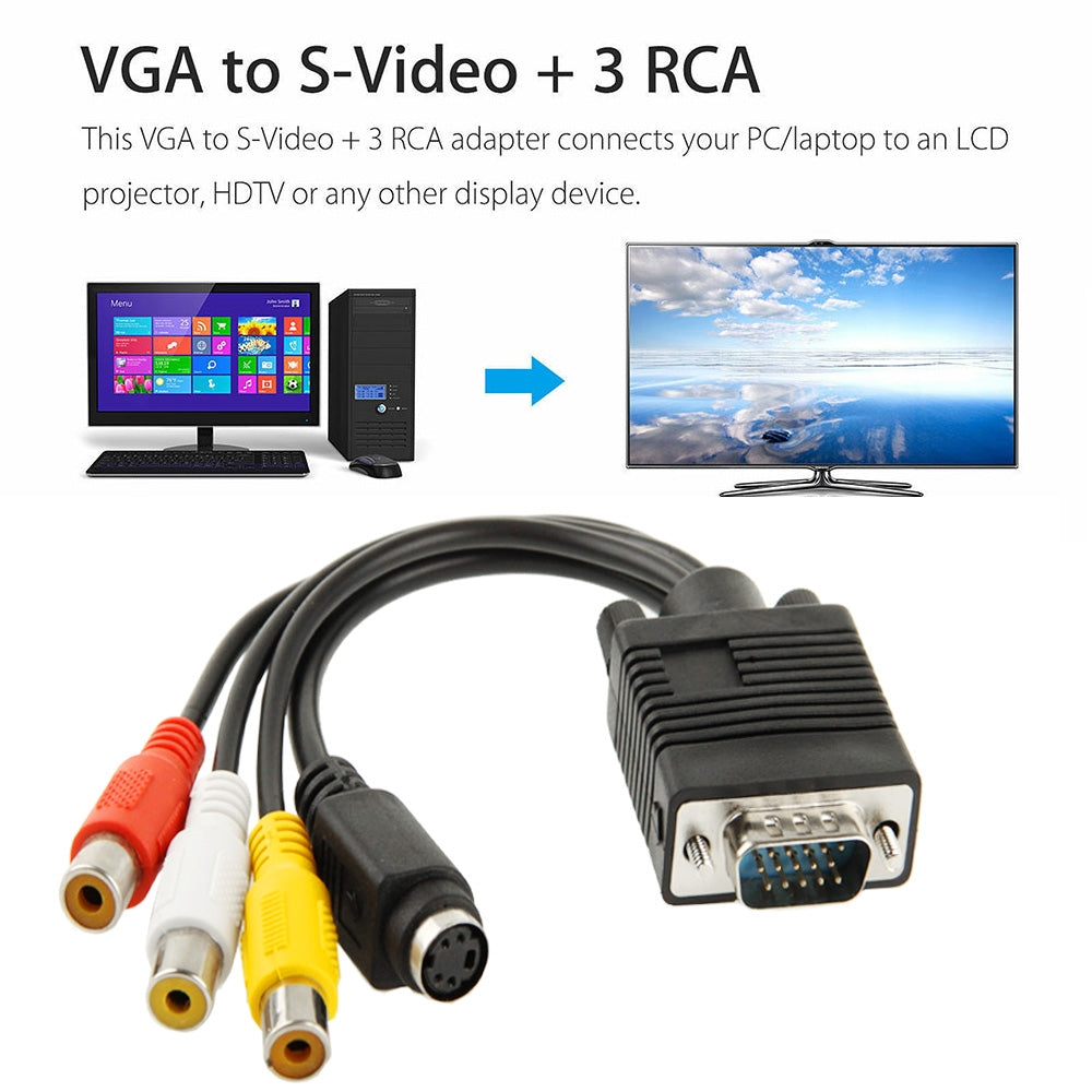 VGA-to-S-Video-AV-RCA-TV-Converter-Cable-Adapter-with-2-Audio-Cable