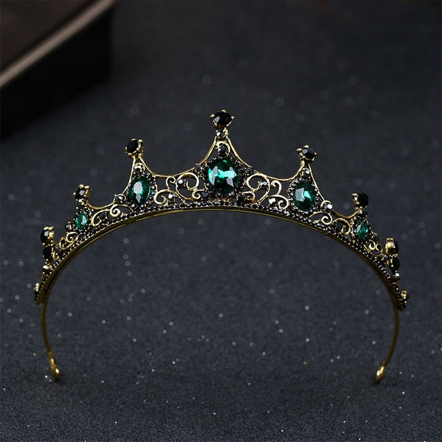 Vintage-Small-Baroque-Green-Crystal-Tiaras-Crowns-for-Women-Girls-Bride-Wedding-Hair-Jewelry-Accessories-as-show