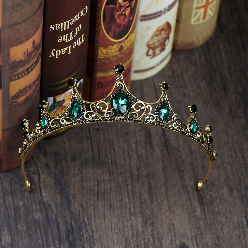 Vintage-Small-Baroque-Green-Crystal-Tiaras-Crowns-for-Women-Girls-Bride-Wedding-Hair-Jewelry-Accessories-as-show