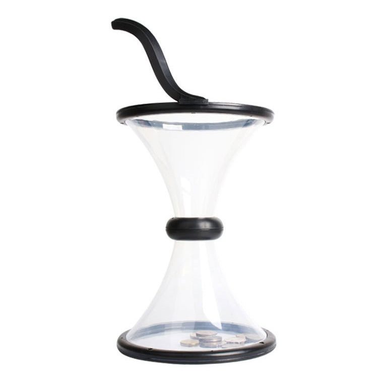 Vortex-Bank-Decompression-Transparent-Funnel-Gravity-Rotating-Coin-Storage-Box