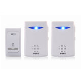 VOYE-V006B2-Wireless-Remote-Control-Chime-Door-Bell-with-Double-Receiver(White)