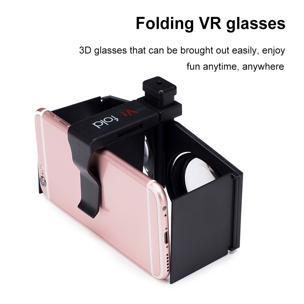 Vr-fold-V1-Panoramic-View-Convenient-Folding-VR-Glasses(Black)