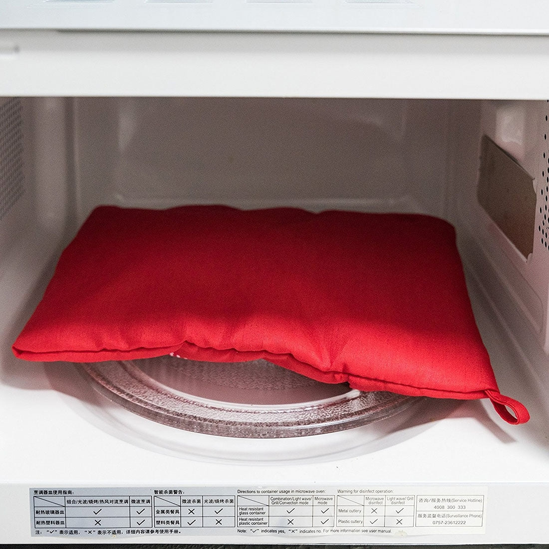 Washable-Reusable-Microwave-Potato-Cooker-Bag-(Cooks-Up-to-4-Potatoes-At-The-Same-Time),-Size:-26.7*17.6cm(Red)