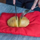 Washable-Reusable-Microwave-Potato-Cooker-Bag-(Cooks-Up-to-4-Potatoes-At-The-Same-Time),-Size:-26.7*17.6cm(Red)