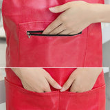 Waterproof-Oil-Proof-Soft-Leather-Thick-Wear-resistant-Men-and-Women-Overalls-Apron(Wine-Red)
