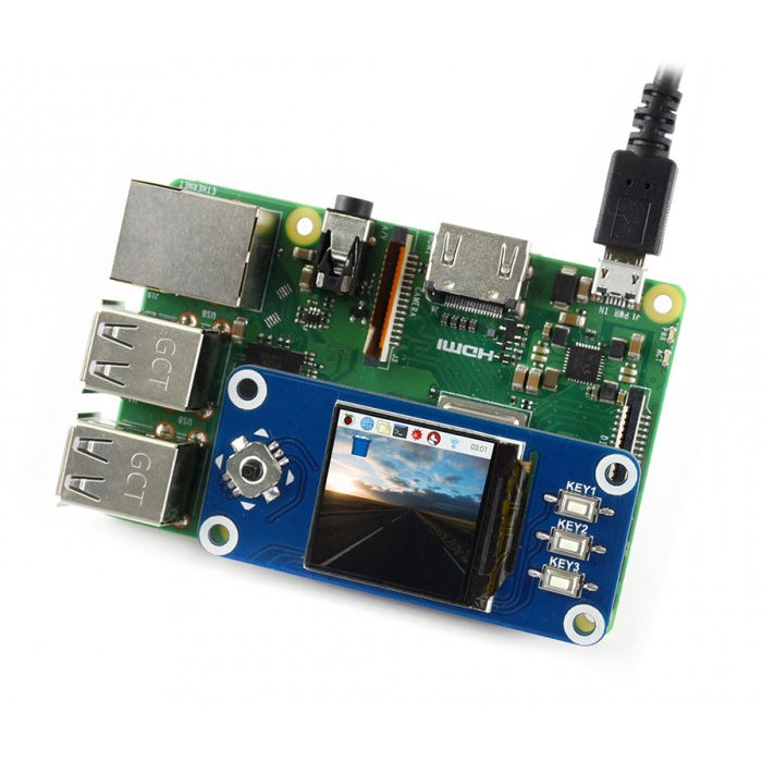 WAVESHARE-240x240-1.3inch-IPS-LCD-Display-HAT-for-Raspberry-Pi