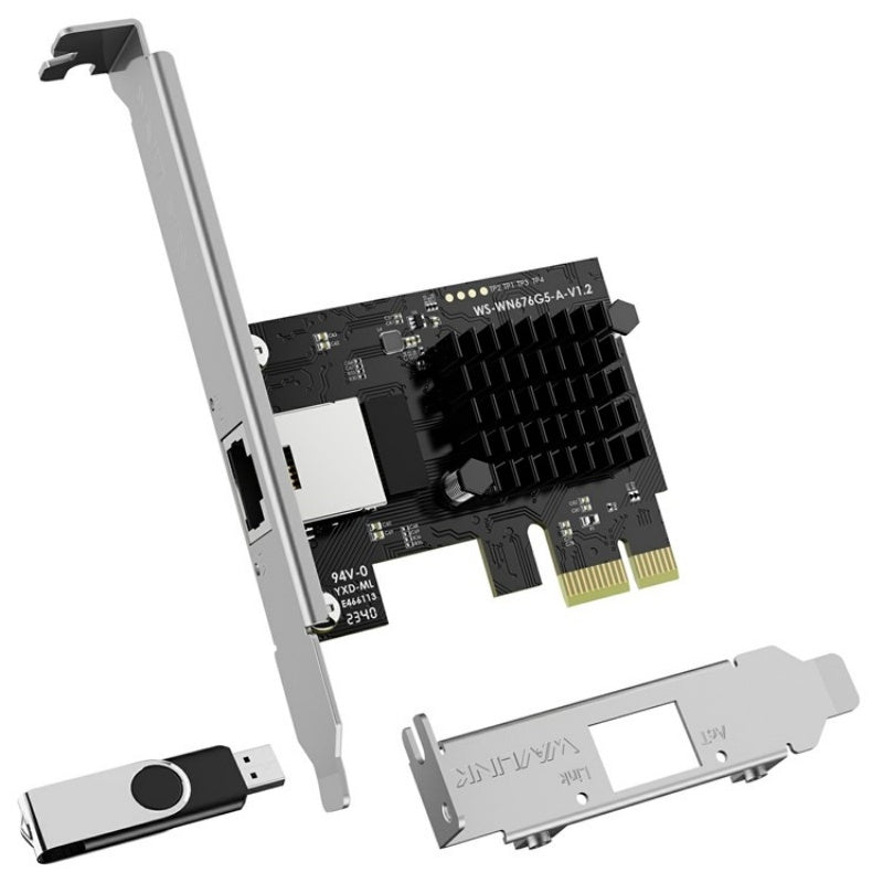 WAVLINK-NWP003-5Gbps-RTL8126-Chip-RJ45-Ethernet-Adapter-Pcie-Network-Card