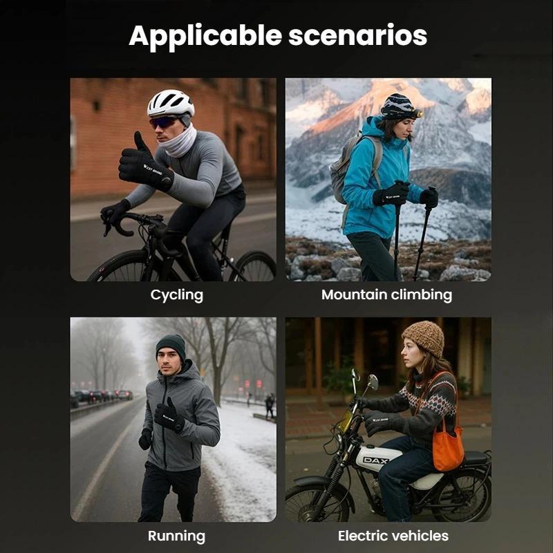 WEST-BIKING-YP0211270-Winter-Bike-Windproof-Warm-Gloves-Water-Repellent-Gloves-With-Buckle,-Size:-M(??)