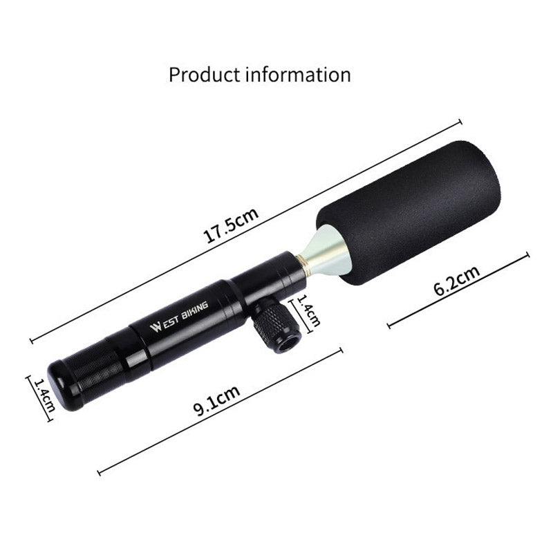 WEST-BIKING-YP0711083-Multifunctional-Bicycle-Tire-Repair-Tool-Portable-Inflator-Emergency-Riding-Equipment,-Colour:-Black-Without-Gas-Cylinder