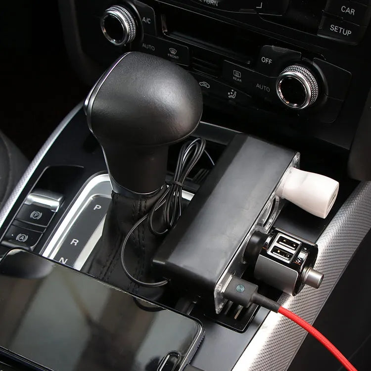 WF-0120-12V-/-24V-3-Way-Triple-Sockets-USB-Car-Cigarette-Lighter-Socket-Splitter-Charger(Black)