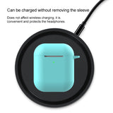 Wireless-Earphones-Shockproof-Silicone-Protective-Case-for-Apple-AirPods-1-/-2(Green)