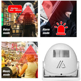 Wireless-Intelligent-Doorbell-Infrared-Motion-Sensor-Voice-Prompter-Warning-Door-Bell-Alarm(Black)