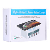 WLX-818F-6-in-1-10W-QC3.0-Wireless-Charging-+-USB-C-/-Type-C-+-4-USB-Ports-Charger-with-Smart-LCD-Display-Screen,-EU-/-AU-Plug