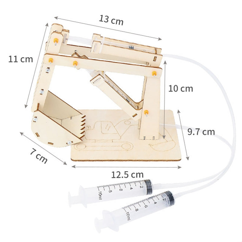 Wooden-Hydraulic-Excavator-Pupils-DIY-Technology-Small-Production-Science-Experiment-Materials