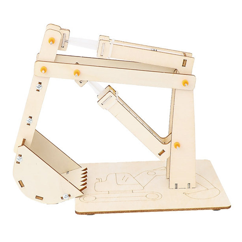 Wooden-Hydraulic-Excavator-Pupils-DIY-Technology-Small-Production-Science-Experiment-Materials