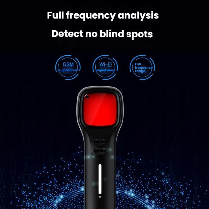 WT12-Anti-Surveillance-Camera-Smart-LED-Infrared-Detector-Hotel-Anti-Peeping-GPS-Scanner(Black)