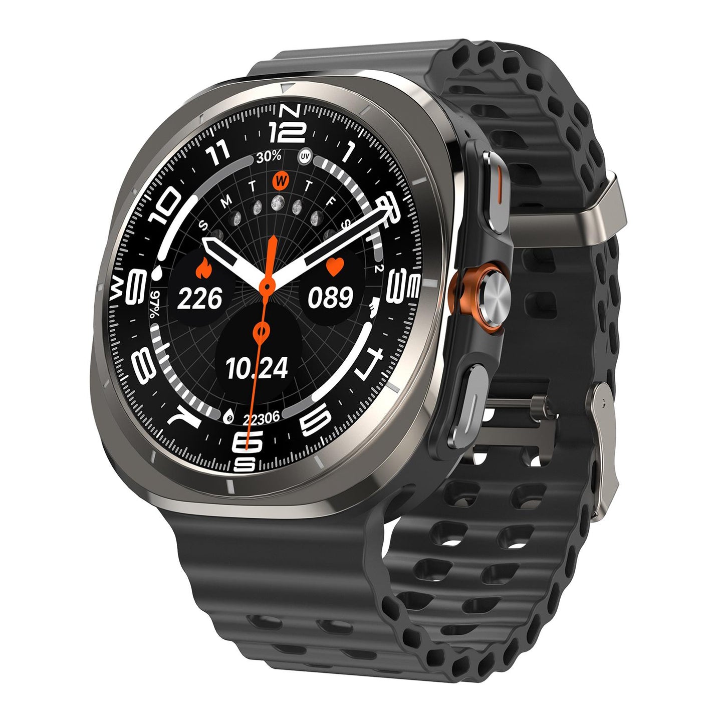 X7-1.51-inch-IPS-Screen-Bluetooth-Smart-Watch-Supports-Healthy-Monitoring(Black)
