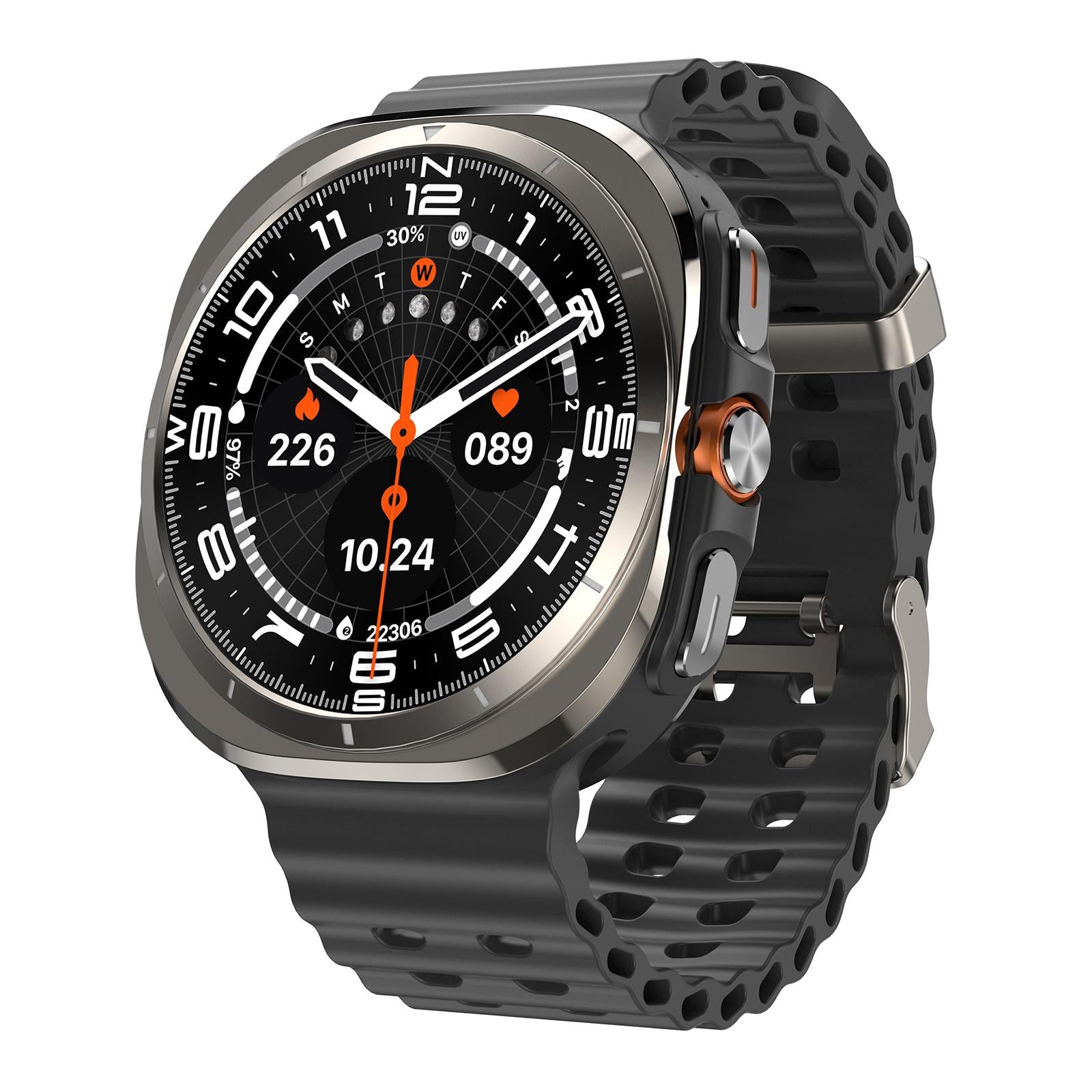 X7-1.51-inch-IPS-Screen-Bluetooth-Smart-Watch-Supports-Healthy-Monitoring(Black)