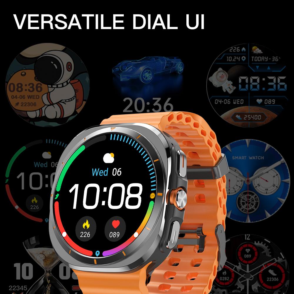 X7-1.51-inch-IPS-Screen-Bluetooth-Smart-Watch-Supports-Healthy-Monitoring(Black)