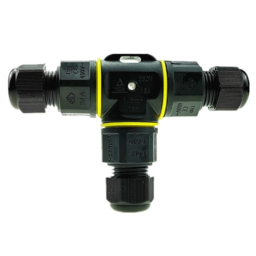 XYT21-IP68-Waterproof-3-Pin-T-type-Cable-Connector