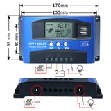 YCX-003-30-100A-Solar-Charging-Controller-with-LED-Screen-&-Dual-USB-Port-Smart-MPPT-Charger,-Model:-12/24V-60A