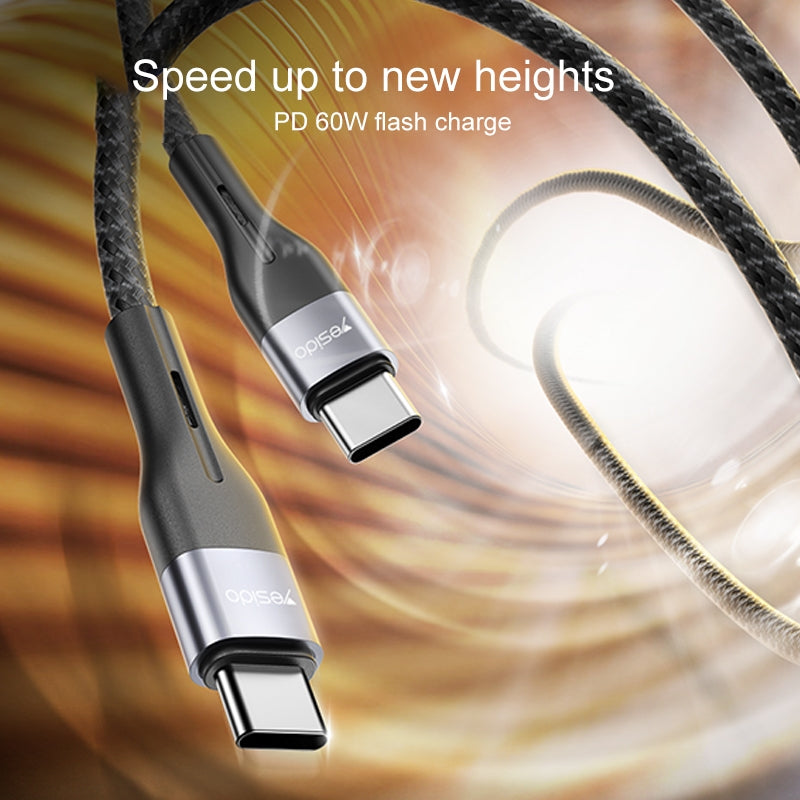 CA155-PD-20W-USB-C-/-Type-C-to-8-Pin-Charging-Data-Cable,-Length:-1m(Black)