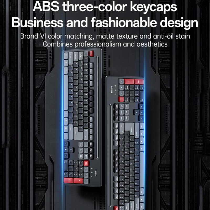 KB43-2.4G-Wireless-Keyboard-Mouse-Set,-Version:English-Version(Black)