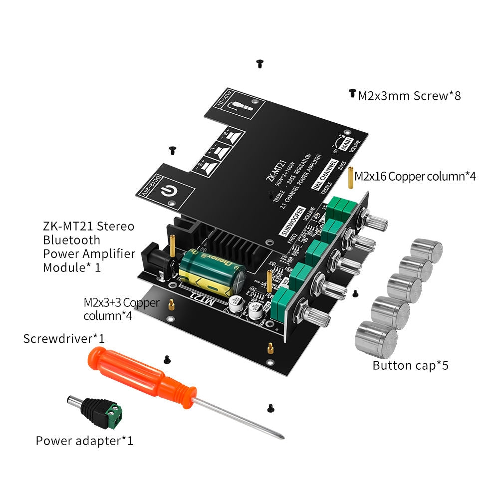 ZK-MT21-50W-x-2+100W-2.1-Channel-Bluetooth-Digital-Amplifier-Module