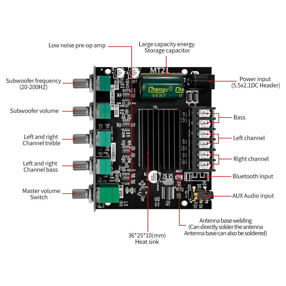 ZK-MT21-50W-x-2+100W-2.1-Channel-Bluetooth-Digital-Amplifier-Module