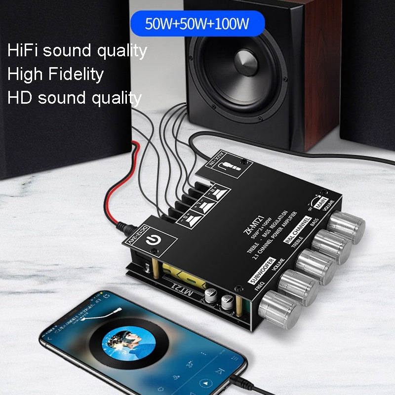 ZK-MT21-50W-x-2+100W-2.1-Channel-Bluetooth-Digital-Amplifier-Module